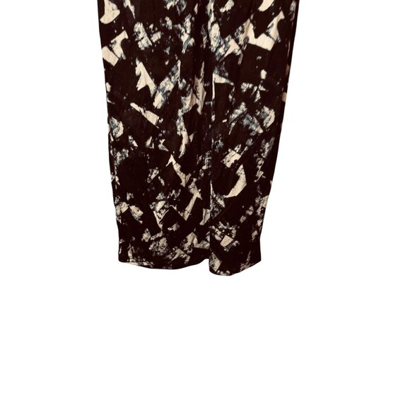 Kenneth Cole Reaction XS Sleeveless Black & White Abstract Print Dress Rayon - Picture 5 of 15